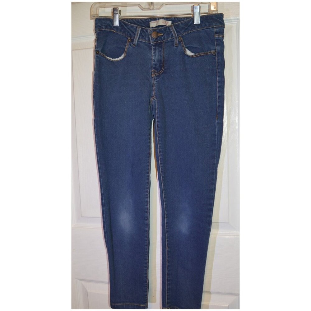 No Boundaries Women's Blue Jeans Size 7 Pants 28 w x 25 in